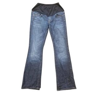 Citizens of Humanity Jeans Women's 29 Blue Maternity Belly Panel Bootcut